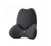 SUNJIEF Cojín Lumbar para BMW Series 3 F30 2012-2019 Ergonómico | Cuero Nappa Transpirable Antisudor, Cojín Desmontable, Espuma Viscoelástica, Antideslizante Lavable, Oficina Hogar Coche
