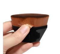Sunjiyan Brocha de base, brocha de maquillaje corporal para pulir y salpicar, funciona con líquido, crema y polvo, cobertura impecable para cara y cuerpo, cerdas veganas suaves