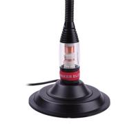 Sunker Elite - Antena para emisora CB (4 dBi, 148 cm de Altura, Cable de 2 m, con Conector PL)