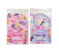 Sunkissed Tropical Bird - Manopla de bronceado de una sola cara