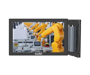 SunKol 13.3 Inch Narrow Bezel Industrial Panel PC,Fanless Embedded Touchscreen,I3-1215U,IP65 Front,VESA Mount for Warehouse,Logistics,Automation (No RAM&Storage&System)