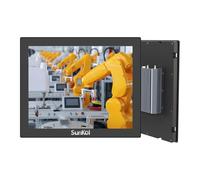 SunKol 17 Inch Narrow Bezel Industrial Panel PC,Fanless Embedded Touchscreen,I5-1235U,16GB DDR4 RAM 256GB SSD,IP65 Front,Windows 11 Pro,VESA Mount for Warehouse,Logistics,Automation