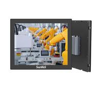 SunKol 19 Inch Narrow Bezel Industrial Panel PC,Fanless Embedded Touchscreen,I7-10710U,8GB DDR4 RAM 1TB SSD,IP65 Front,Windows 11 Pro,VESA Mount for Warehouse,Logistics,Automation