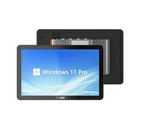 SunKol 23.6" Fanless Industrial Panel PC,16:9 Embedded 10 Point Touch PC, IP65 All-in-One Computer,Auto Power-on,for Factory,Automation,Kiosk,Business (I7-10710U, No RAM&Storage&System)