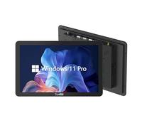 SunKol 27 Pulgadas Panel PC Industrial Embebido,IP65 Pantalla Táctil Capacitiva 1920 * 1080,VESA,Windows 11 Computer para Automatización,HDMI,2xLAN,4xUSB,2xRS485,4xRS232(J6412,16GB RAM 256GB SSD)