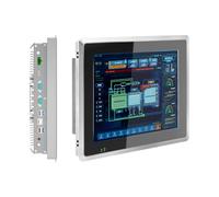 SunKol PC de Panel Industrial sin Ventilador de 10,4 Pulgadas, PC de Panel Integrado Industrial, 2xUSB2.0,2xUSB3.0,HDMI,2xRS232,LAN (J6412, 4GB RAM 128GB SSD)