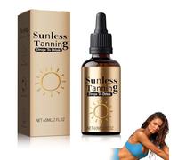 Sunless Gotas de bronceado para beber, gotas de bronceado orales para beber para aumentar la melanina para la cara y el cuerpo de forma natural (60 ml)