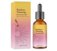 Sunless Tanning Drops, 60ml Bronzer Liquid Natural Buildable Glow for Even Skin Tone, Streak Free Application with Controlled Color Development, Face Body Travel Beach Use, Lightweight Formula