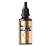 Sunless Tanning Drops - Gotas de bronceado líquido para cara y cuerpo, gotas de bronceado oral bebibles, brillo besado sin daño solar