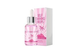 Sunless Tanning Drops - Radiant Face Glow Liquid, Nourishing Skin Bronzing Formula, Lightweight Hydration Care, Cosmetic Beauty Item, Face Tan for Beach Travel Dating 30ml