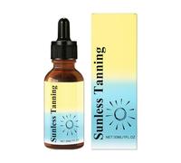 Sunless Tanning Drops, Sun Drops Bronzing Liquid, 4,13 x 1,46 x 1,46 pulgadas Adorable Compact Nourishing Self-Tan Oil, Face and Body, Replenishing Glow for Women All Skin Types