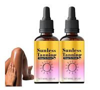 Sunless Tanning Drops To Drink, Gotas De Bronceado Sin Sol Para Beber, 2Pc Drinkable Tanning Drops, Aceite Bronceador Hidratante Para El Cuerpo Y La Cara, Bronceado Natural Y Rápido