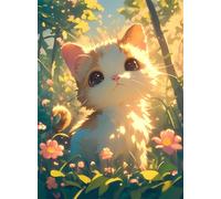 Sunlight 70 Piece Jigsaw Puzzles for Adults, Colourful, Challenging & Brainteasing Adult Puzzles 70 Pieces Cat, Fun jigsaws for The Whole Family 14x10 Inch