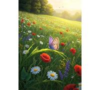 Sunlight Grass 3000 Piece Jigsaw Puzzles for Adults, Colourful, Challenging & Brainteasing Adult Puzzles 3000 Pieces Flowers, Fun jigsaws for The Whole Family 48x32 Inch