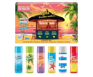 Sunlight Kiss Set de bálsamos labiales Cocktails Beach Bar - Mojito, Margarita, Pina Colada, Cosmo, Old Fashioned, Peach