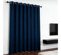 SUNLIMEI Cortinas Salon 120 x 130 cm Termicas Aislantes Frio y Calor Cortina Habitacion con Ojales, Modernas, Elegantes, 1 Piezas para Dormitorio, Salón y Cocina, Azul Marino