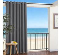 SUNLIMEI Cortinas Salon Opacas 240 x 120 cm Termicas Aislantes Frio y Calor Blackout Curtains con Ojales, Modernas, Elegantes, 1 Piezas para Dormitorio, Salón y Cocina, Gris Oscuro