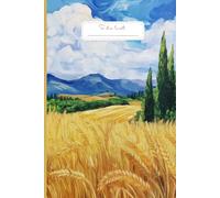 Sunlit Fields To Do List: To do list thoughts in this a scenic cover of golden wheat and a peaceful valley.