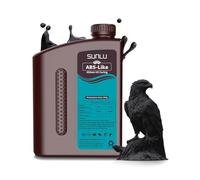 SUNLU 2000G ABS Like Resina para impresora 3D, resina de fotopolímero de curado UV rápido de 405nm 3D para impresoras 3D LCD/DLP/SLA, alta resistencia y alta precisión, gris de 2KG Gris oscuro