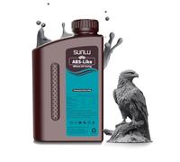 SUNLU 3D Resina ABS-like 1KG, Resina 3D de Curado Rápido para Impresoras 3D de Resina LCD DLP SLA, Resina Fotopolímero de Curado Ultravioleta de 405nm Fuerte, Alta Precisión, 1000g Gris oscuro