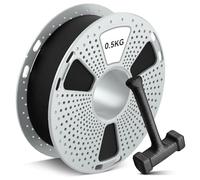 SUNLU 500G PA6-CF Filamento 3D 1.75 mm, Temperatura de Deflexión Térmica Hasta 209°C, Compuesto por 80% Nylon PA y 20% Fibras de Carbono, Rígido/Fuerte/Resistente al Calor, para Piezas Industriales