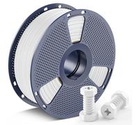 SUNLU ABS Filamento de Alta Velocidad, High Speed 350mm/s Filamento para Impresora 3D de 1,75mm, Resistencia al Calor, Excelente Tenacidad, Impresión Rápida, Compatible with Most Printers, 1KG Blanco.
