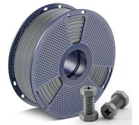 SUNLU ABS Filamento de Alta Velocidad, High Speed 350mm/s Filamento para Impresora 3D de 1,75mm, Resistencia al Calor, Excelente Tenacidad, Impresión Rápida, Compatible with Most Printers, 1KG Gris.