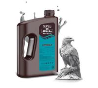 SUNLU ABS-Like Resina para impresora 3D, 3 kg, 405 nm, fotopolímero estándar de curado UV, resina rápida para la impresión 3D LCD/DLP/SLA, no frágil y alta precisión, gris, 3000 g