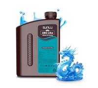 SUNLU ABS-Like Resina para Impressora 3D 2kg, Resina Rápida de Cura, UV de 405nm, para Impressão 3D de LCD/DLP/SLA, não Fragil e Alta Precisão, Transparente Azul 2000g