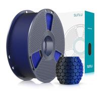 SUNLU Bicolor Filamento PLA Mate 1.75mm, PLA Filament para Impresora 3D Matte con Degradado de 2 Colores, Precisión Dimensional +/- 0.02mm, Carrete de Filamento PLA 1kg (Negro Azul)