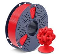 SUNLU Filamento ASA de 1,75 mm, Filamento para Impresoras 3D Resistente a UV/Lluvia/Calor, Ideal para Imprimir Piezas Funcionales Mecánicas en Exteriores, Carrete de 1KG, ASA Rojo