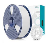 SUNLU Filamento PLA+2.0 1.75 mm, Mejora del Filamento PLA Plus para impresoras 3D, Precisión dimensional +/- 0.02mm, Filamento de impresión 3d PLA+, carrete de 1KG(2.2libras), Blanco
