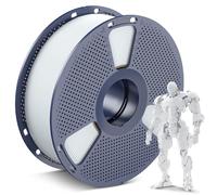 SUNLU Filamento PLA de 1,75 mm, filamento PLA para impresora 3D 1,75 mm +/- 0,02 mm, fácil de usar, apto para principiantes, adecuado para la mayoría de impresoras 3D FDM, bobina de 1 kg. (blanco