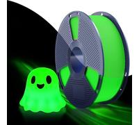 SUNLU Glow in The Dark PETG Filamento, PETG luminoso para impresoras 3D de 1,75 mm alto brillo y filamento de larga duración,precisión dimensional +/- 0,02 mm,bobina de 1kg.(Verde brillante).