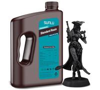SUNLU Impresora 3d Resina 3KG,Resina UV Rápida 405nm,Resina de Impresión 3D de Fotopolímero Estándar para Impressora 3D LCD/DLP/SLA 4k/8k Resina,Alta Precisión,Baja contracción,Negro 3000g