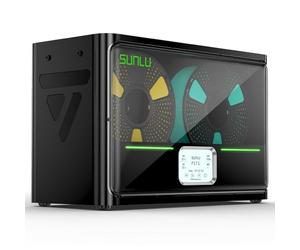 SUNLU Official Secador Filamento 3D S4, 2024 Nueva Caja Seca de Filamentos para Impresora 3D, Mejorada 4-Carrete Filament Dryer, Control Auto de Humedad/Calentamiento Rápido/Equilibrio de Temperatura