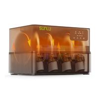 SUNLU Oficial AMS Heater, Secado e impresión simultáneos, Secador de filamento para impresoras 3D AMS Gen 1, Control inteligente de humedad, Hasta 70 °C en 20 minutos, Capacidad para 4 bobinas