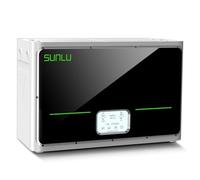 SUNLU Oficial Secador de Filamento para Impresora 3D S4, Capacidad para 4 Carretes, 3 Ventiladores de Circulación, Calentador PTC de 350 W, Temperatura Máxima de 70 ℃,Control Auto de Humedad, Blanco