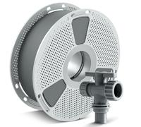 SUNLU PA6-GF Filamento 3D 1,75mm 1KG, Nylon 25% Fibra Vidrio, Resistencia a Alta Temperatura 214°C, Resistente a la Corrosión, Filamento de Ingeniería, Dimensional ±0,02 mm, Carrete de 1 KG, Gris