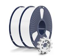 SUNLU Pack 2KG Filamento PETG Rápido, Alta Velocidad 30-600mm/s Filamento de Impresora 3D 1.75mm ±0.02mm, 1kg Bobina, 2 Paquetes en Total (Blanco+Blanco)