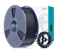 SUNLU PLA+2.0 Filamento 1.75 mm, Mejora del Filamento PLA Plus para impresoras 3D, Precisión dimensional +/- 0.02mm, Filamento de impresión 3d PLA+, carrete de 1KG, Negro Medianoche