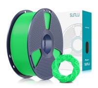 SUNLU PLA Plus Filamento 1.75mm, Filament PL para Impresoras 3D, Más Duro y Resistente, Precisión Dimensional +/- 0.02mm, 1KG Verde