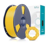 SUNLU PLA Plus Filamento 1.75mm, Filament PL para Impresoras 3D, Más Duro y Resistente, Precisión Dimensional +/- 0.02mm, 1KG Amarillo Brillante