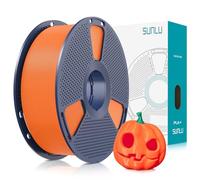 SUNLU PLA Plus Filamento 1.75mm, Filament PL para Impresoras 3D, Más Duro y Resistente, Precisión Dimensional +/- 0.02mm, 1KG Naranja Sol
