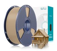 SUNLU PLA Plus Filamento 1.75mm, PLA + Filamento para Impresoras 3D, Filament PLA+ para Impresión 3D Más Duro y Resistente, Precisión Dimensional +/- 0.02mm, 1KG Roble