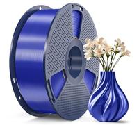 SUNLU PLA+ Silk Filament, Filamento 3D de Seda Metálica Brillante de 1,75 mm, Filamento de impresora 3D PLA PLUS de alta resistencia, Carrete de 1KG, Morado oscuro