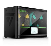 SUNLU Secador de filamentos oficial S4 Negro, impresora 3D actualizada | deshidratador de filamento de 4 bobinas, calentamiento rápido, equilibrio de temperatura