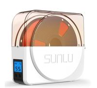 SUNLU Secador S1 Plus con Ventiladores para Filamento 3D PLA/PETG/TPU/ABS, Apto para 1.75mm/2.85mm/3.00mm FDM (Blanco)