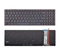 SUNMALL Teclado de repuesto compatible con Asus G551 GL551 GL551J GL552 ROG GL752 GL752V G771 ZX50 con diseño retroiluminado de EE. UU