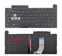 SUNMALL Teclado de repuesto compatible con Asus ROG G512 G531GD G531GT G531GU G531GV G531GW G532 GL531 (la retroiluminación es de ocho puntadas)